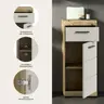 Standschrank - B ca. 37 cm, Evoke Eiche Nachbildung, Kaschmir