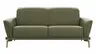 Sofa Amadena - 2-Sitzer inkl. Kopfteil verstellbar, Leder, Olive