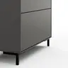 Kommode Medio- Melamin, Schiefergrau