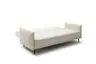 Schlafsofa Nettuno - 3-Sitzer, inkl. Schlaffunktion, Velour, Champagner