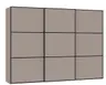 Schwebetürenschrank JOIN IT- B ca. 303 cm, Nougat
