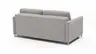 Sofa Nuoro - 2,5-Sitzer inkl. Schlaffunktion, Armlehne mit Kufe, Stoff, Grau