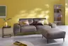 Sofa Oslo - 3-sitzer, Leder, Taupe