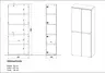 Aktenschrank GRIFFIN - B ca. 80 cm, Graphit, Eiche Nachbildung