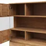 Highboard Hillsboro - Wildeiche natur, geölt