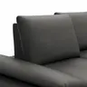 Sofa Collina - 3-Sitzer, Leder, Schwarz
