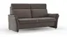Sofa Arima  H - 2,5-Sitzer inkl. Sitzvorzug (motorisch) und Armlehnen verstellbar, Stoff, Dunkelbraun