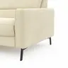 Ecksofa Valera - Ecke mit 3-Sitzer rechts inkl. Rückenlehne verstellbar, Stoff, Natur