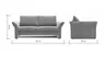 Sofa Gotera -  2,5-Sitzer inkl. Rückenlehne verstellbar, Stoff, Natur