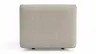 Sofa Motone - 3-Sitzer, Stoff, Beige