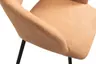 Armlehnstuhl - Stoff, Caramel