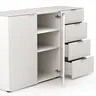 Kommode Colorado Beimöbel - BHT ca. 135x87x43 cm, Offwhite