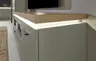 TV-Lowboard - mit Beleuchtung, B ca. 156 cm, Salbeigrün, Eiche Evoke Nachbildung