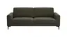 Sofa Oviedo - 3-Sitzer, Stoff, Braungrün