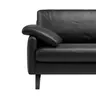 Sofa Smilla - 3-Sitzer, Leder, Schwarz