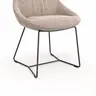 Stuhl Pegara - Stoff, Beige