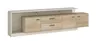 TV-Lowboard - B ca. 236 cm, Cremona Eiche Torro Nachbildung, Kaschmir