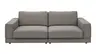 Megasofa Juni Lounge - B ca. 292 cm, Leder, Silbergrau