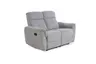 Sofa Utah - 2-Sitzer, Relaxfunktion, Chenille, Hellgrau