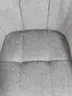 Armlehnstuhl MARLE - drehbar, Stoff, Silberfarben