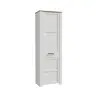 Garderobenschrank FELLIAN. B ca. 67 cm, Weiß, Eiche Dekor