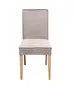 Stuhl - Stoff, Taupe/Grau