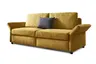 Sofa - 2-Sitzer mit Schlaffunktion, Stoff, Senfgelb