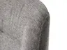 Armlehnstuhl - drehbar, Stoff, Grau