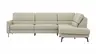 Ecksofa Valera - 3-Sitzer mit Ecke rechts inkl. Rückenlehne verstellbar, Stoff, Limone