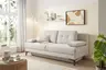 Schlafsofa EM Mons - mit Bettkasten, Stoff Beige