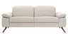 Sofa Rafaela 2.0 - 2,5-Sitzer inkl. Kopfteil verstellbar, Stoff, Champagner