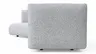 Trapezsofa Motone - Ecke links mit 2-Sitzer, Stoff, Hellgrau