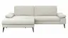 Ecksofa Houston - Longchair groß links mit 1,75-Sitzer, inkl. Sitztiefenverstellung und Armlehne klappbar, Stoff, Natur