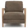 Sessel Karasu - Chic, Stoff, Taupe