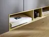 Sideboard 3900 - BHT ca. 260x55x45 cm, Lack, Steingrau