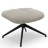 Hocker Unn - Stoff, Beige