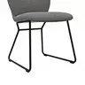 Stuhl Dinner - Stoff, Grau