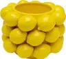 Vase- DH ca. 26x19 cm, Porzellan, Gelb