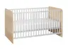 Babybett- Liegefläche ca. 70x140 cm, Eiche Dekor