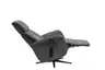 TV-Sessel MARLON - drehbar, Relaxfunktion, Kopfteilverstellung, Stoff, Graublau