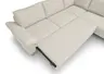 Ecksofa COOL - Ecke links mit 2,5-Sitzer, Querschläfer, Stoff, Natur