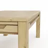 Couchtisch Amora - LBH ca. 80x80x45 cm, Wildeiche massiv bianco