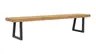 Holzbank Clifton - Breite ca. 200cm, Zerreiche massiv, natur
