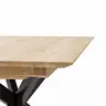 Esstisch Talara Lola - beidseitig ausziehbar, LB ca. 180x90cm, Wildeiche Bianco