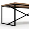 Esstisch Litchfield - LB ca. 200x100 cm, Eichenfurnier, Naturöl