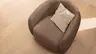 Sessel Karasu - Stoff, Taupe
