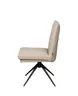 Stuhl MARCELLA - drehbar, Leder, Latte