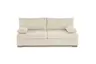 Sofa JELKO - 2-Sitzer inkl. Schlaffunktion mit Bettkasten, Stoff, Beige