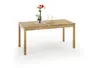 Esstisch- LB ca. 160-200x80 cm, Ausziehbar, Eiche, Massiv, Geölt