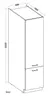 Hochschrank- B ca. 200 cm, Weiß